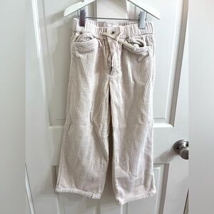 Zara Kids Casual Corduroy Pants - Cream